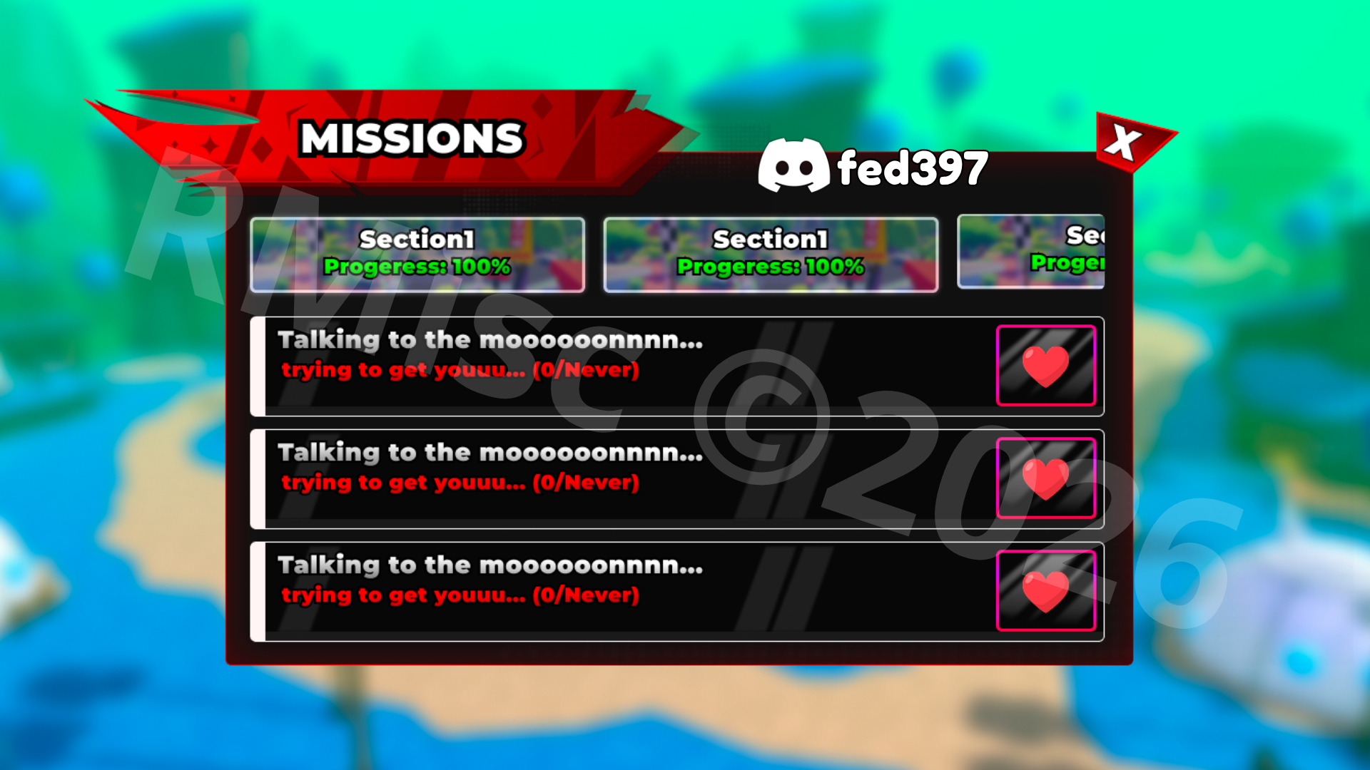 MISSIONS Frame (Third one)